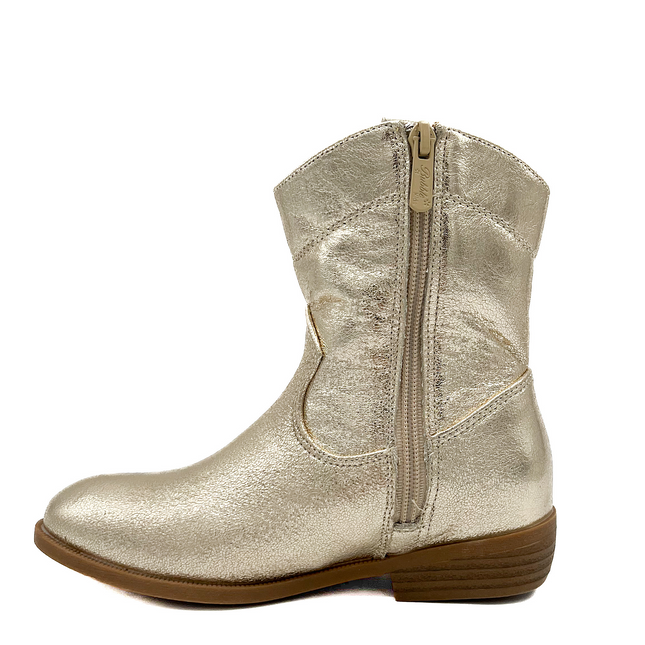 Smile Favorites Cowboylaarzen Meisjes Goud Kort Franjes