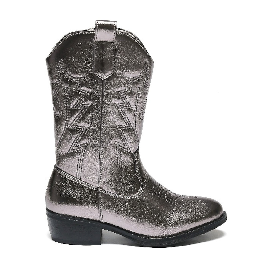Smile Favorites Cowboylaarzen Meisjes Grijs metallic