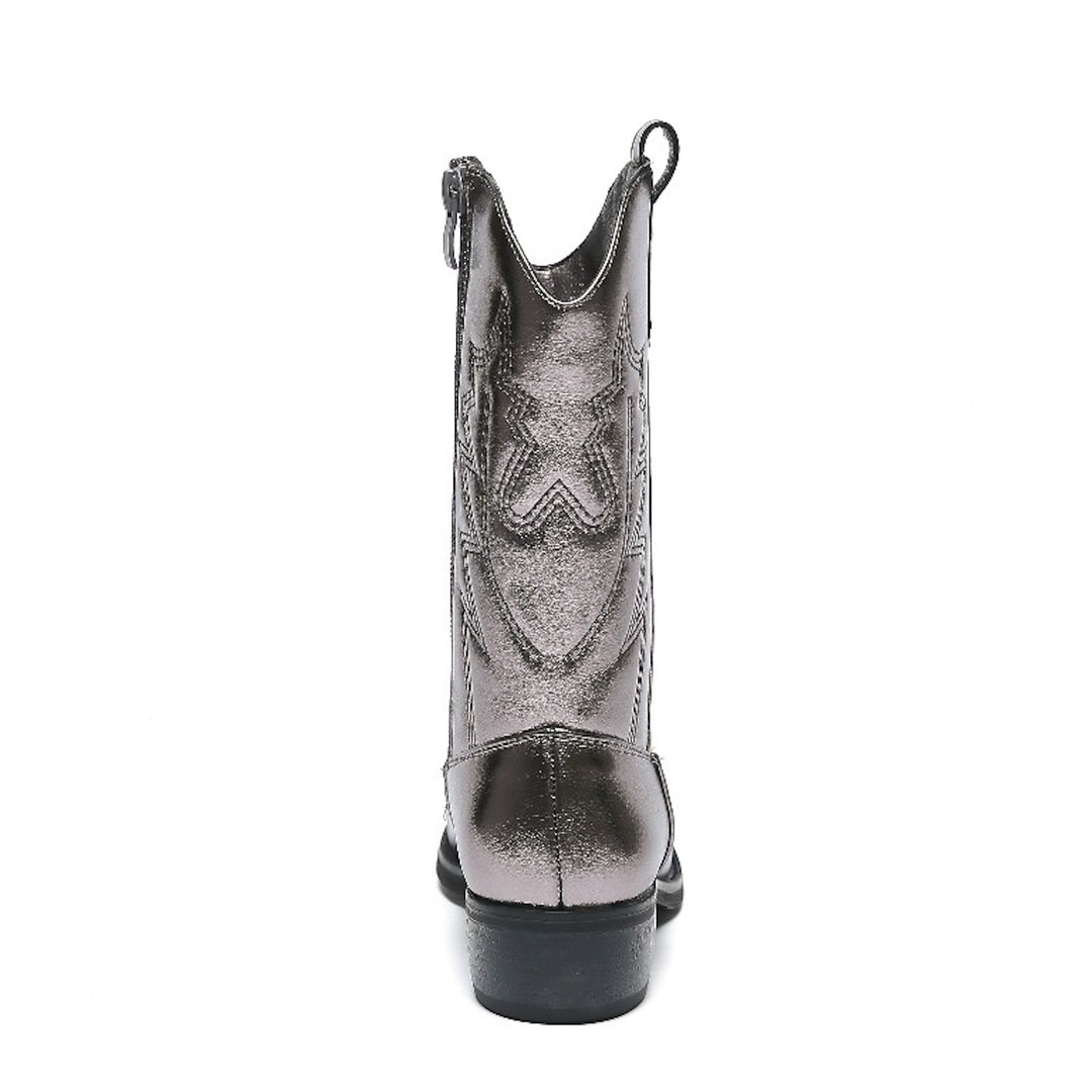 Smile Favorites Cowboylaarzen Meisjes Grijs metallic