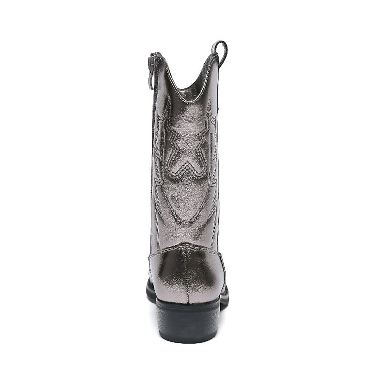 Smile Favorites Cowboylaarzen Meisjes Grijs metallic