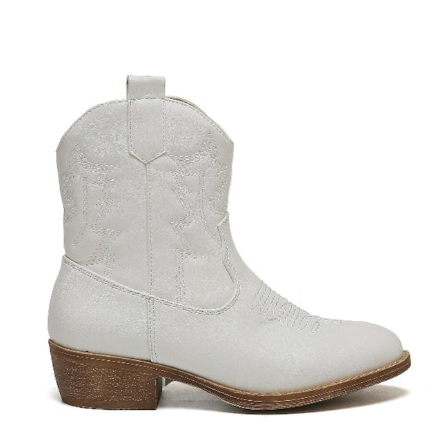 Smile Favorites Cowboylaarzen Meisjes Wit Kort