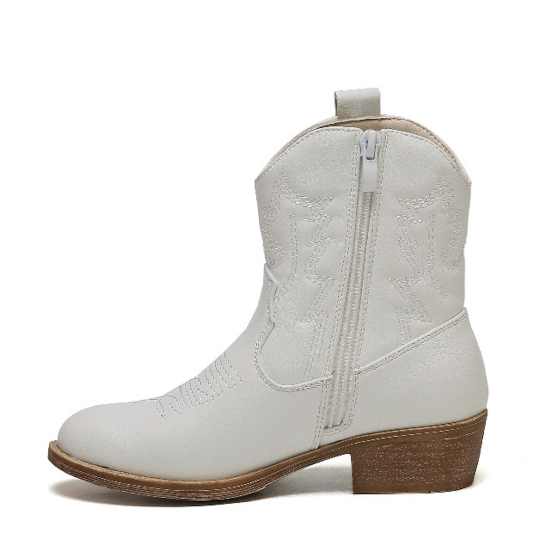 Smile Favorites Cowboylaarzen Meisjes Wit Kort