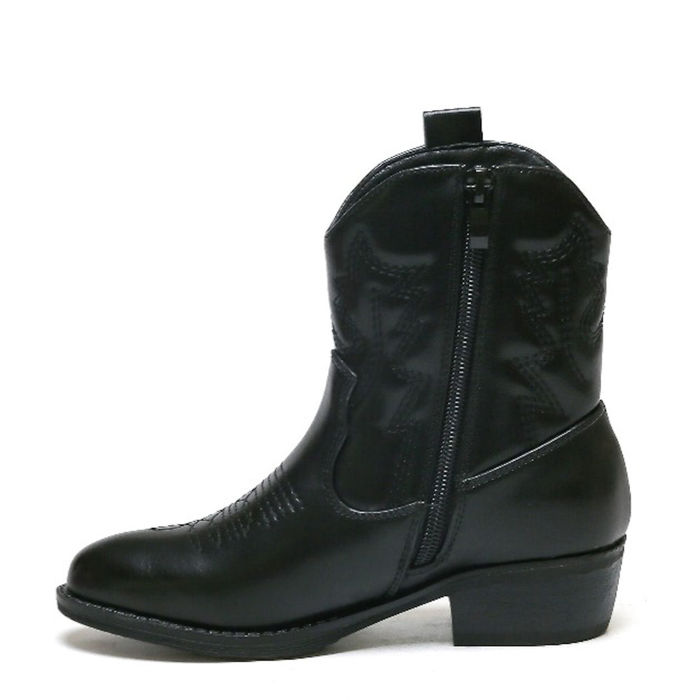 Smile Favorites Cowboylaarzen Meisjes Zwart Kort