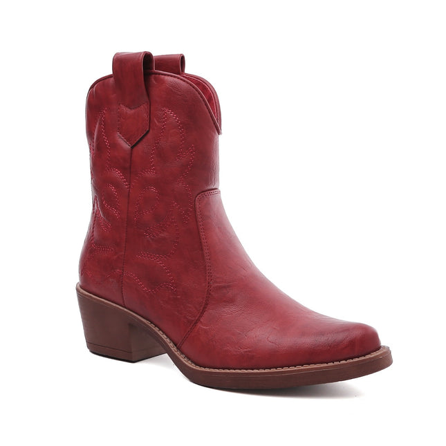 Smile Favorites Cowboylaarzen Rood Kort