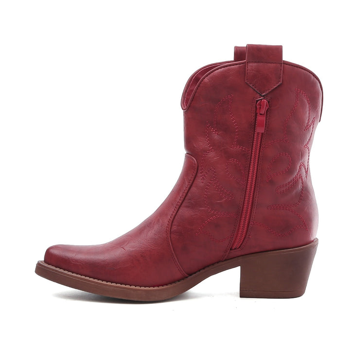 Smile Favorites Cowboylaarzen Rood Kort