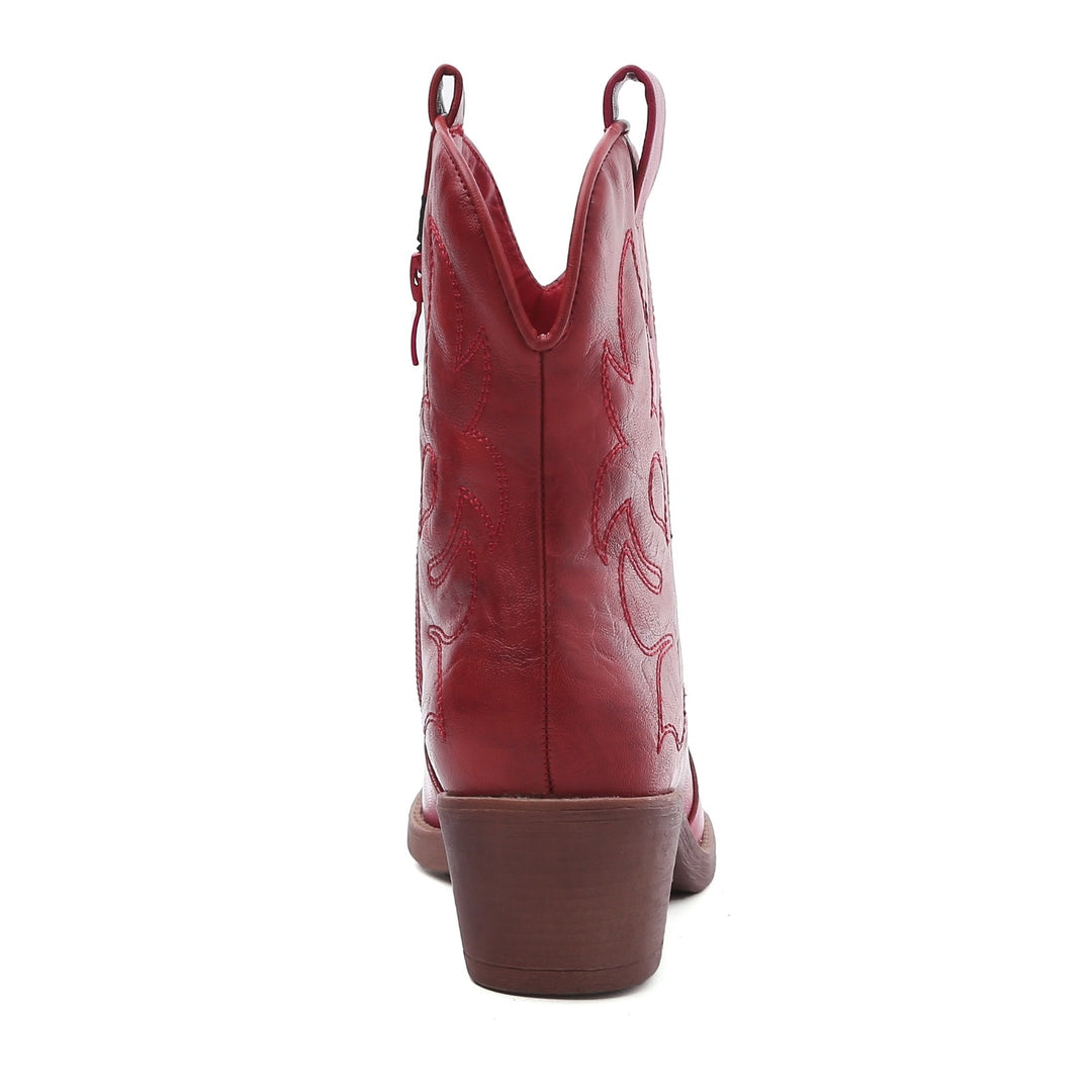 Smile Favorites Cowboylaarzen Rood Kort