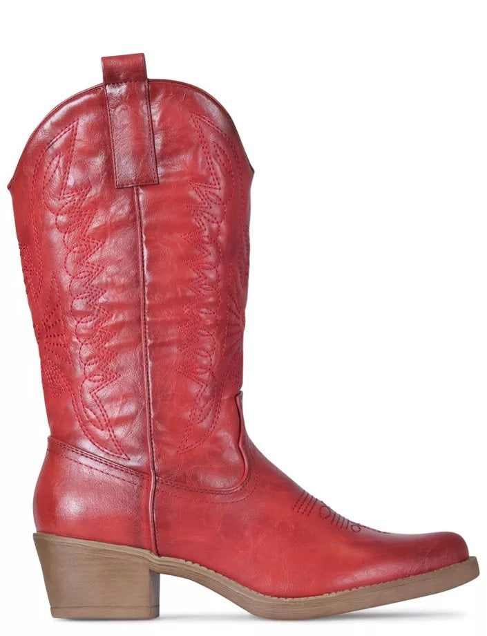 Smile Favorites Cowboylaarzen Rood