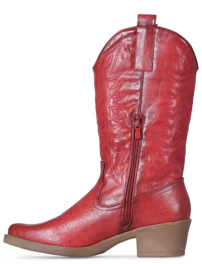 Smile Favorites Cowboylaarzen Rood