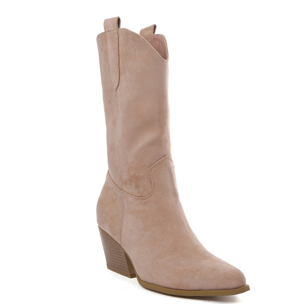 Smile Favorites Cowboylaarzen Roze Suedine Basic