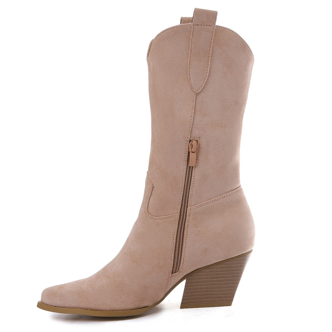 Smile Favorites Cowboylaarzen Roze Suedine Basic