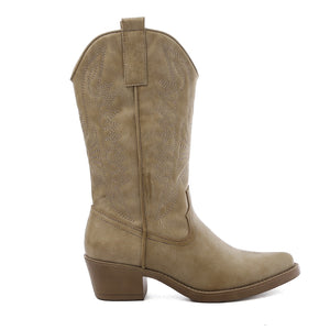 Smile Favorites Cowboylaarzen Taupe Khaki