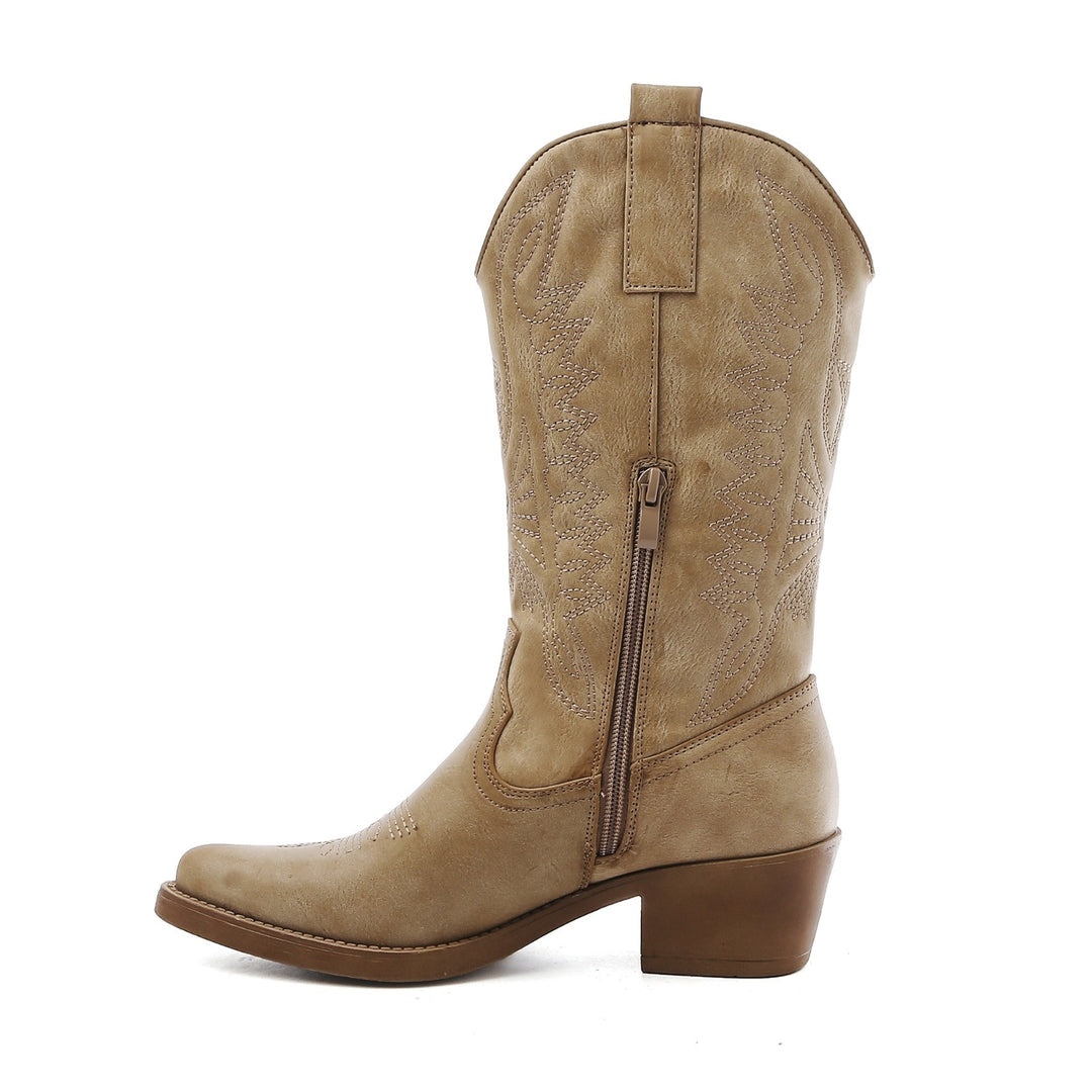 Smile Favorites Cowboylaarzen Taupe Khaki