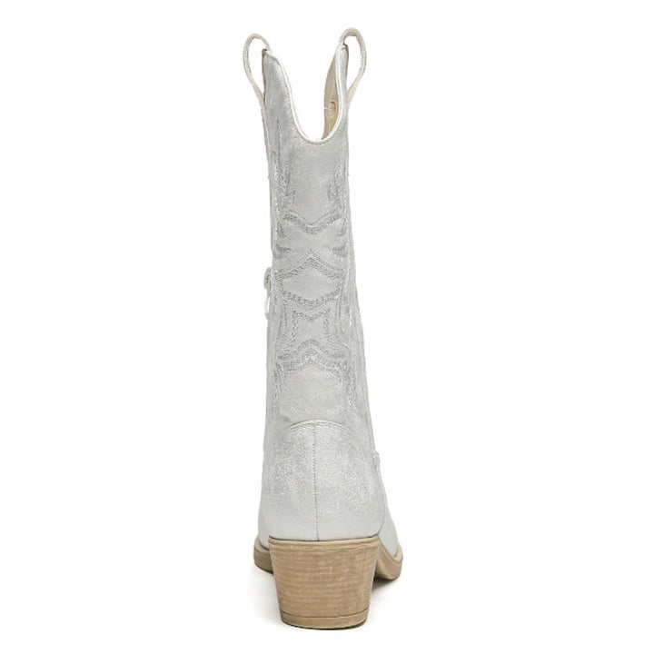 Smile Favorites Cowboylaarzen Zilver Spray Stiksels