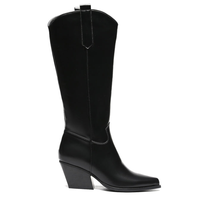 Smile Favorites Cowboylaarzen Zwart Basic Hoog