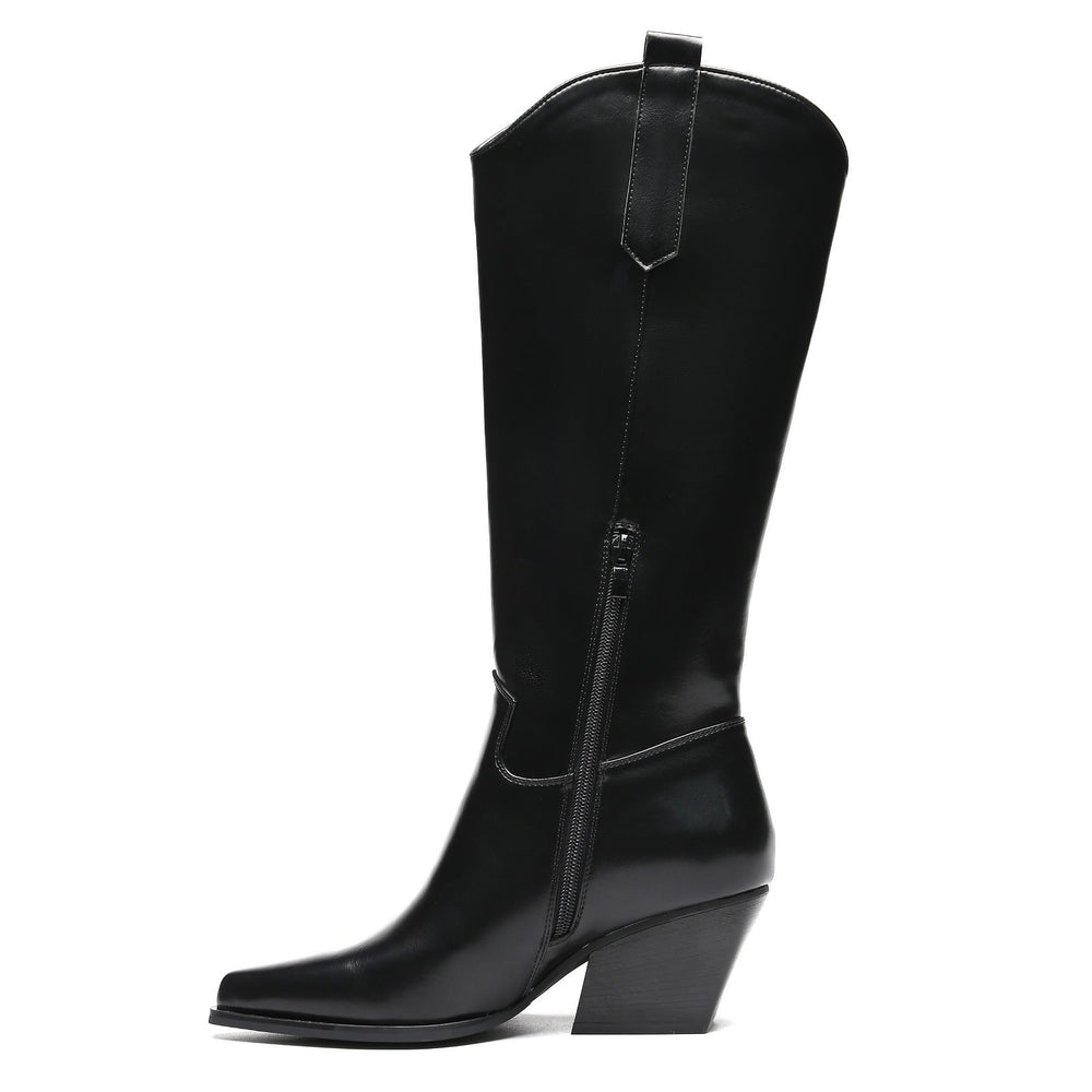 Smile Favorites Cowboylaarzen Zwart Basic Hoog