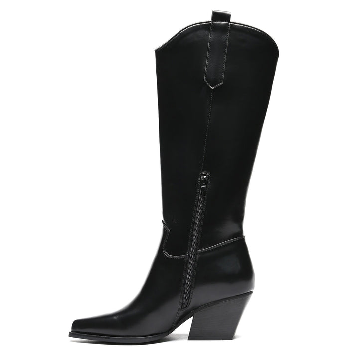 Smile Favorites Cowboylaarzen Zwart Basic Hoog