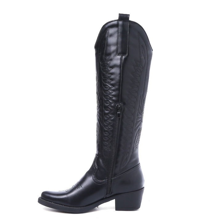 Smile Favorites Cowboylaarzen Zwart hoog