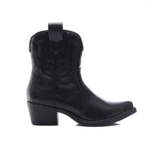 Smile Favorites Cowboylaarzen Zwart kort