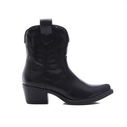 Smile Favorites Cowboylaarzen Zwart kort