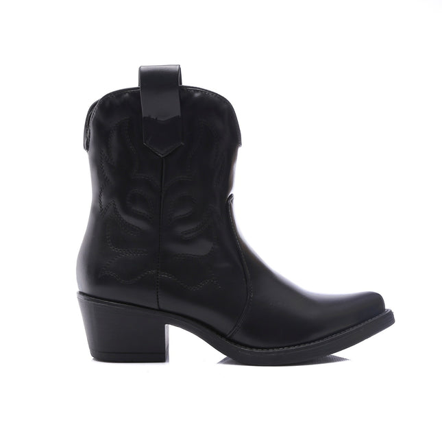 Smile Favorites Cowboylaarzen Zwart kort