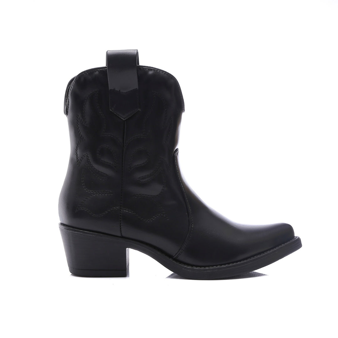 Smile Favorites Cowboylaarzen Zwart kort