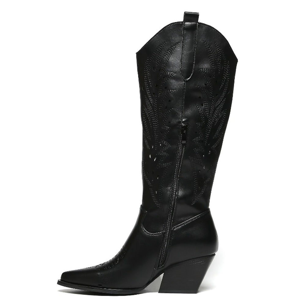 Smile Favorites Cowboylaarzen Zwart Western Hoog