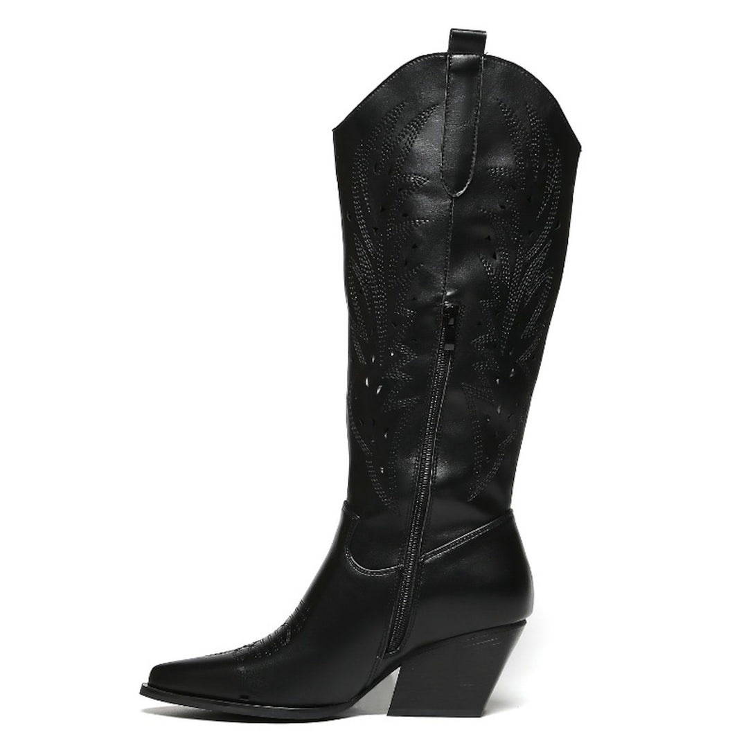 Smile Favorites Cowboylaarzen Zwart Western Hoog