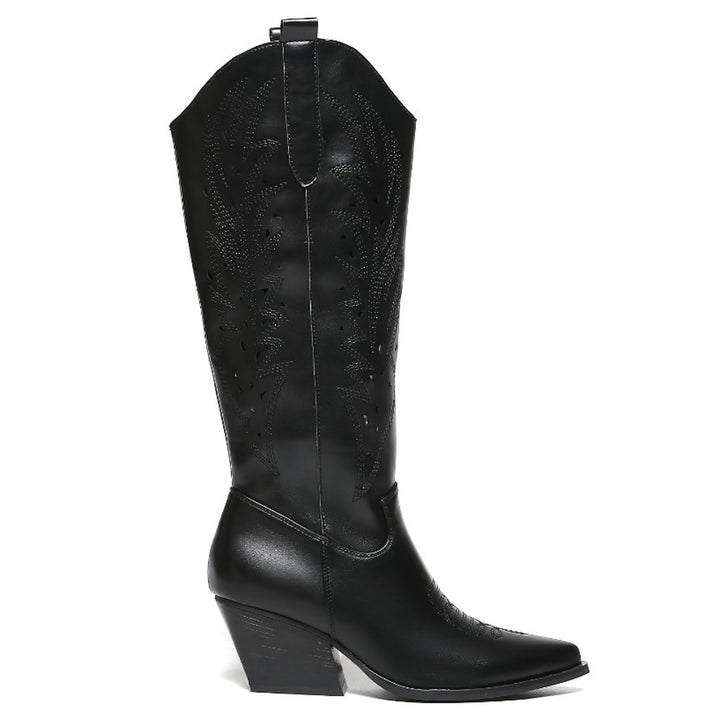 Smile Favorites Cowboylaarzen Zwart Western Hoog