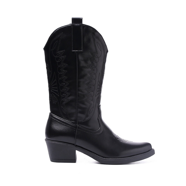 Smile Favorites Cowboylaarzen Zwart