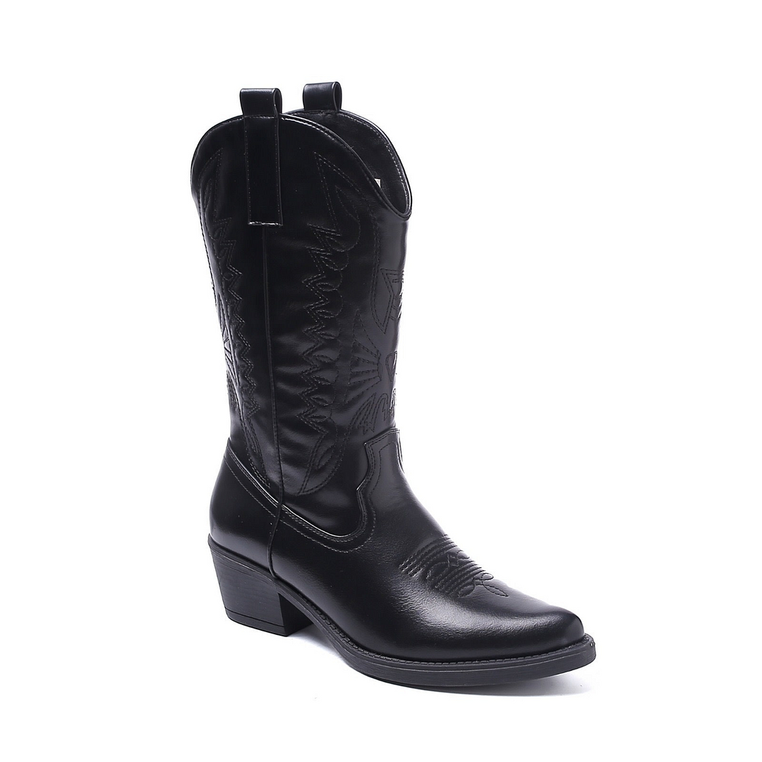 Smile Favorites Cowboylaarzen Zwart