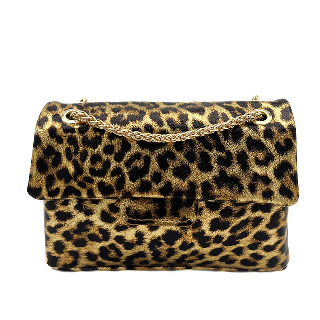 Smile Favorites Crossbody Tasje Leopard Metallic