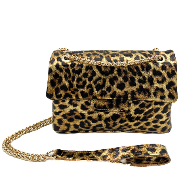 Smile Favorites Crossbody Tasje Leopard Metallic