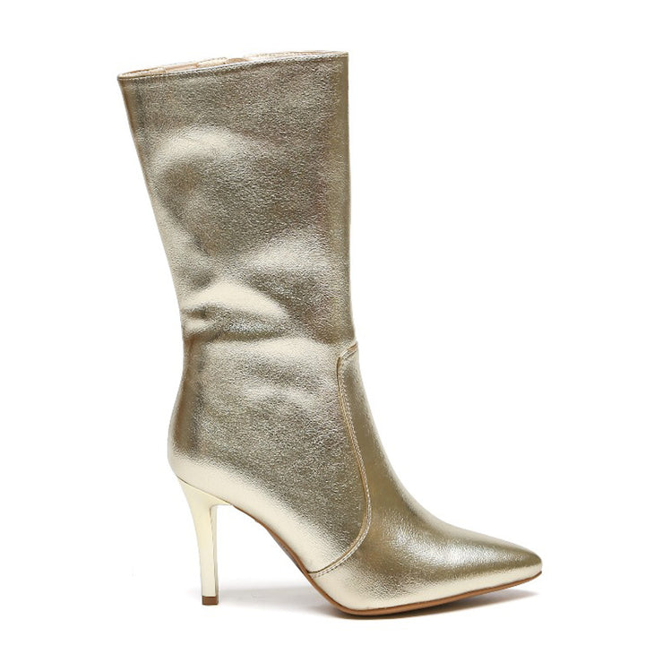 Smile Favorites Enkellaarsjes Goud Metallic