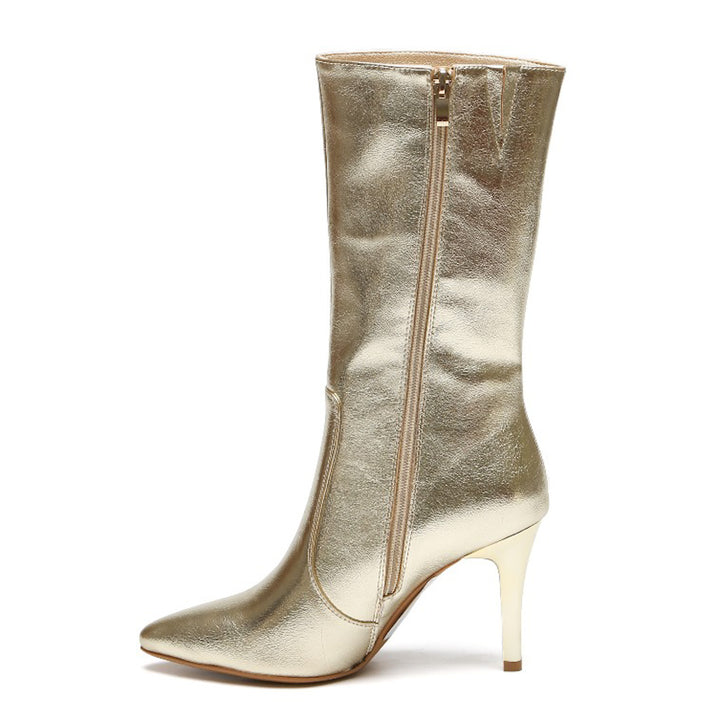 Smile Favorites Enkellaarsjes Goud Metallic