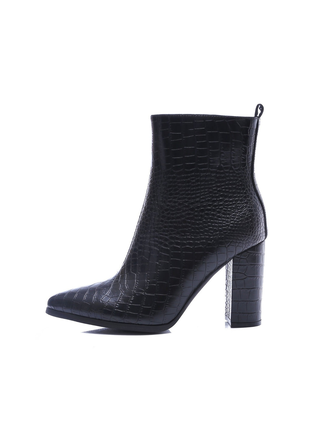 Smile Favorites Enkellaarsjes Zwart Croc
