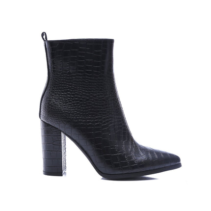 Smile Favorites Enkellaarsjes Zwart Croc