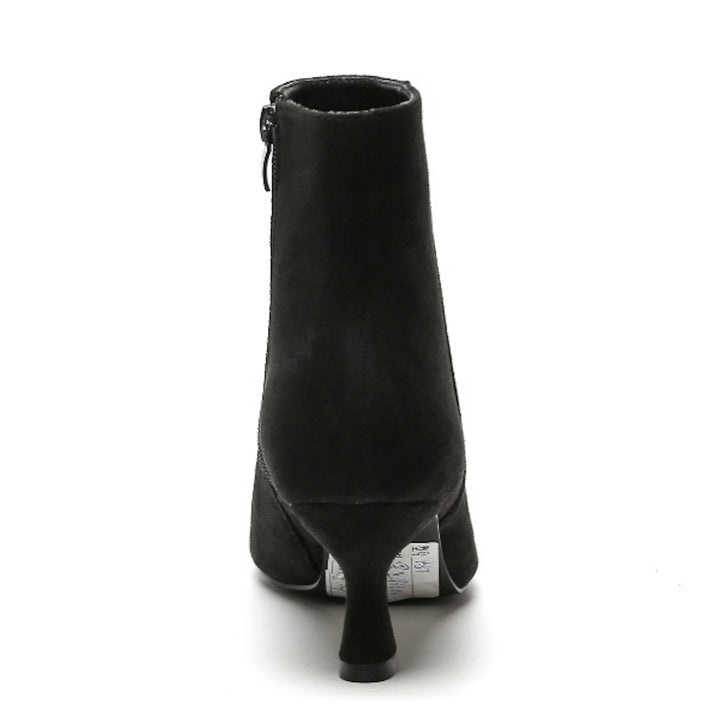 Smile Favorites Enkellaarsjes Zwart Suedine Basic