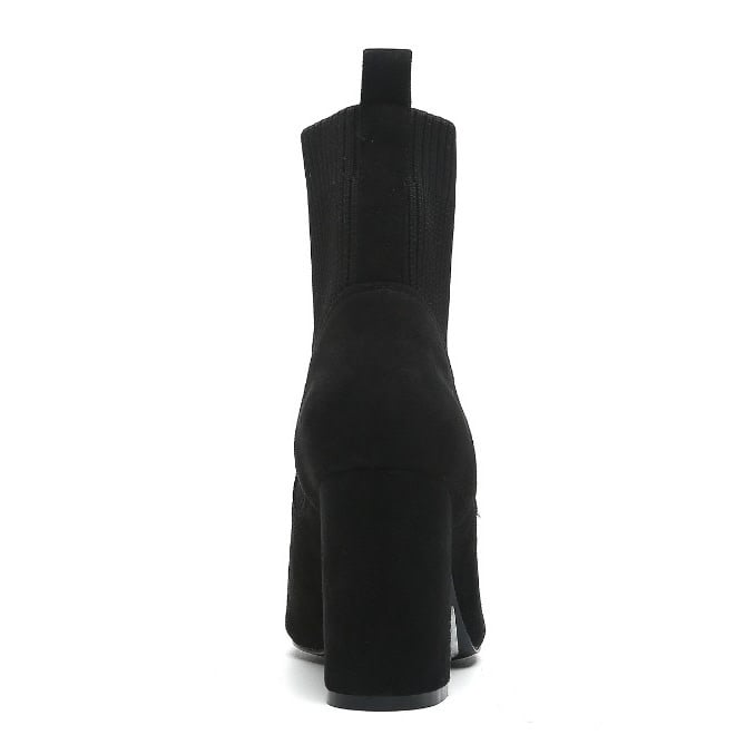 Smile Favorites Enkellaarsjes Zwart suedine