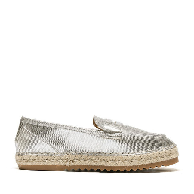 Smile Favorites Espadrilles Zilver Metallic