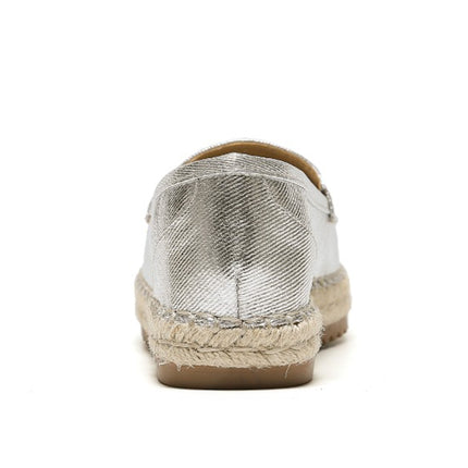 Smile Favorites Espadrilles Zilver Metallic