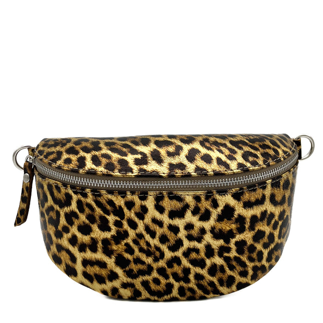 Smile Favorites Heup Tasje Leopard Metallic