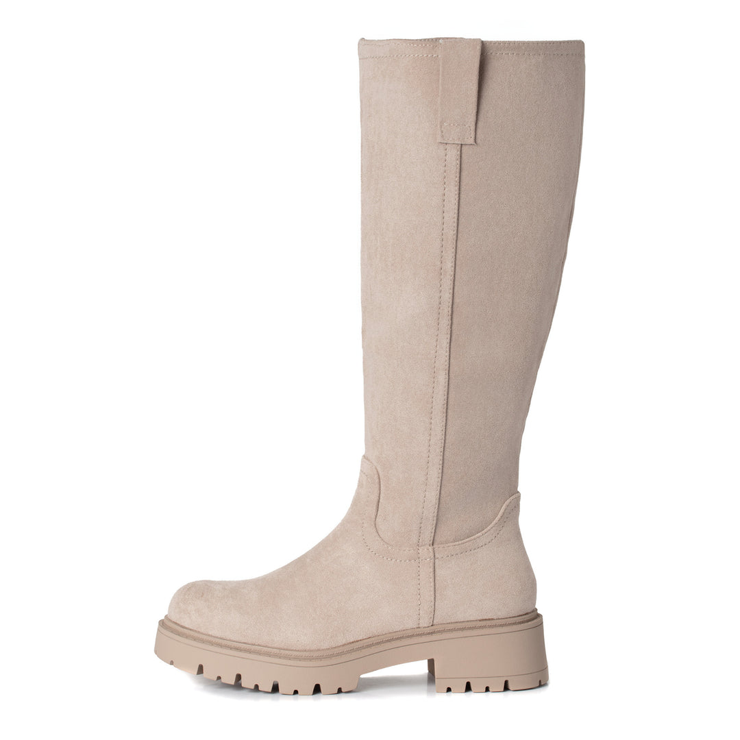 Smile Favorites Hoge Boots Beige Suedine Basic