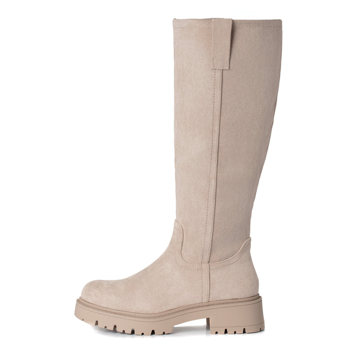 Smile Favorites Hoge Boots Beige Suedine Basic