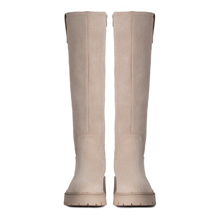 Smile Favorites Hoge Boots Beige Suedine Basic