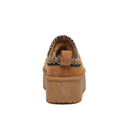 Smile Favorites Instap Pantoffel Camel Suedine Zig Zag