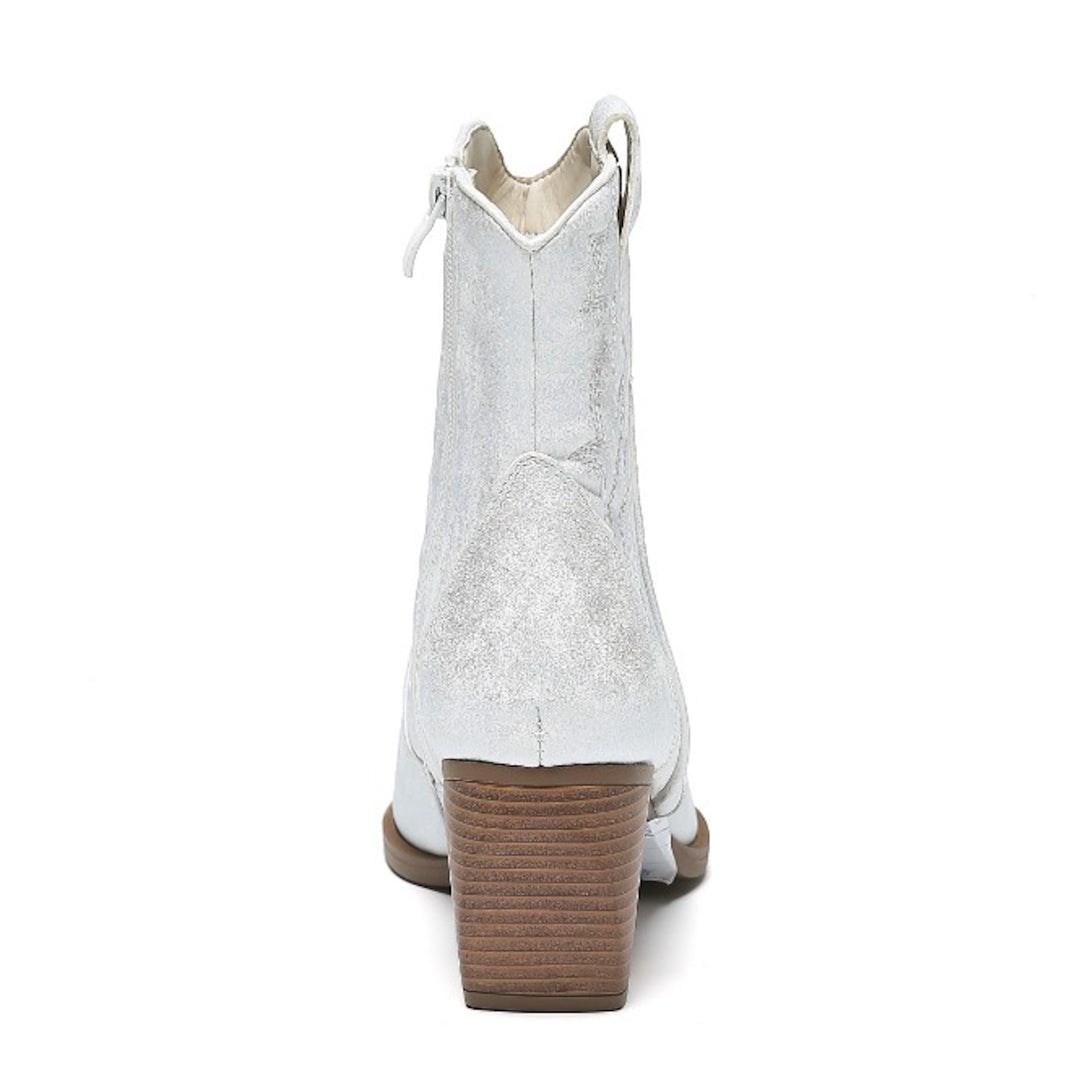 Smile Favorites Korte Cowboylaarzen Zilver Light Star