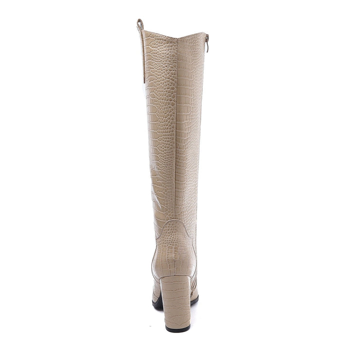 Smile Favorites Laarzen Croco Beige