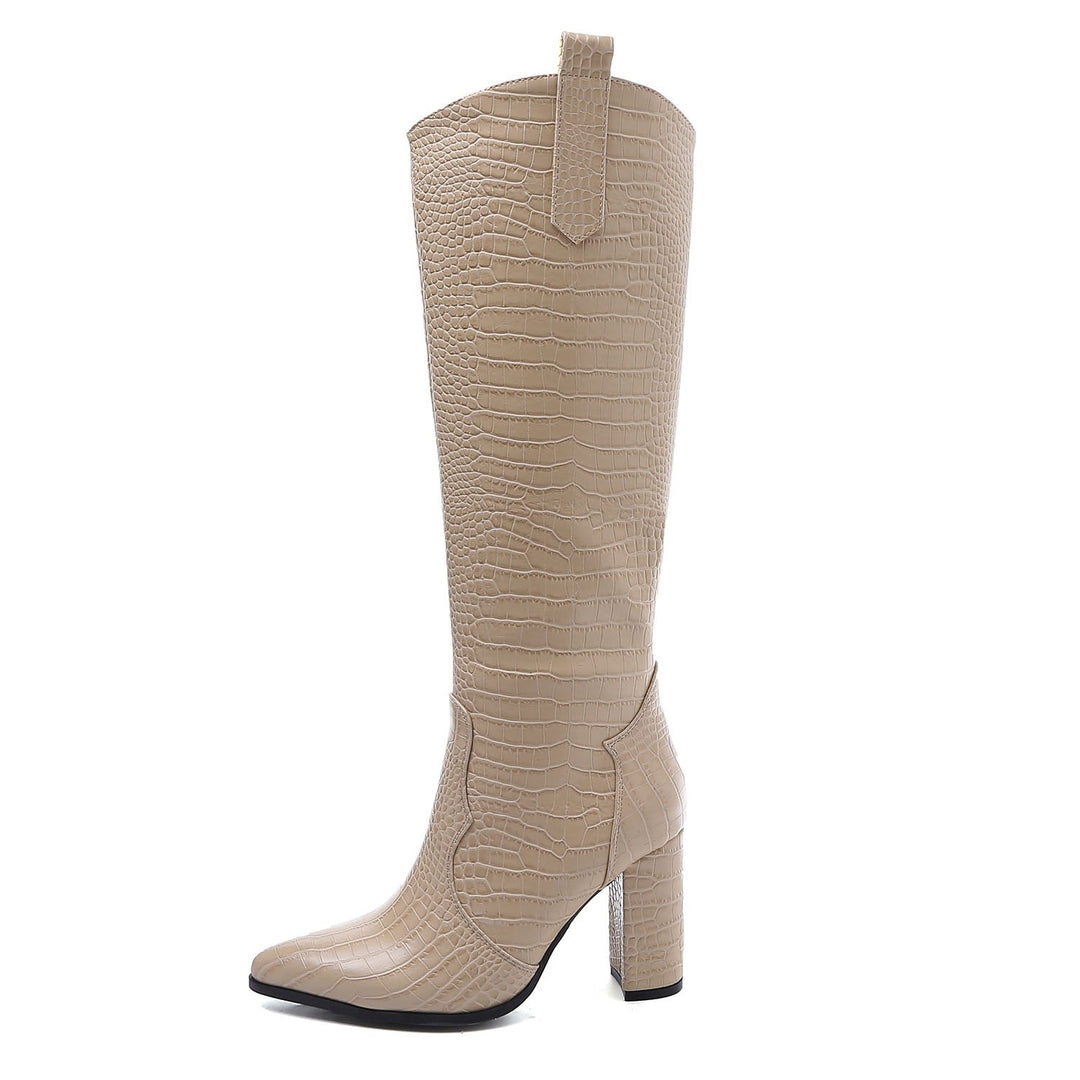 Smile Favorites Laarzen Croco Beige