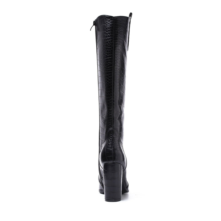 Smile Favorites Laarzen Croco Zwart