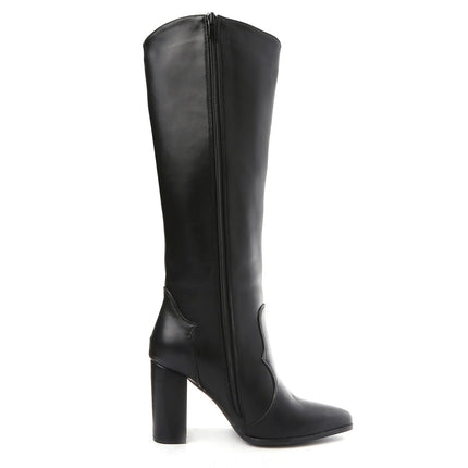 Smile Favorites Laarzen Leatherlook Zwart